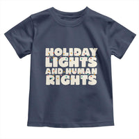 Holiday Lights Human Rights Christmas Toddler T Shirt - Wonder Print Shop