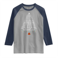 Protect Democracy Christmas Tree Raglan Shirt Anti Fascism Social Justice - Wonder Print Shop