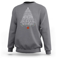 Protect Democracy Christmas Tree Sweatshirt Anti Fascism Social Justice - Wonder Print Shop