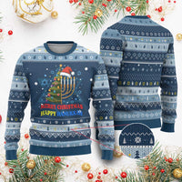 Merry Chrismukkah Happy Christmas Hanukkah Ugly Sweater - Wonder Print Shop