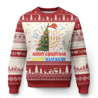 Merry Chrismukkah Happy Xmas Hanukkah Ugly Christmas Sweater - Wonder Print Shop