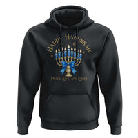 Happy Hanukkah Hoodie Jewish Menorah Coquette Bow