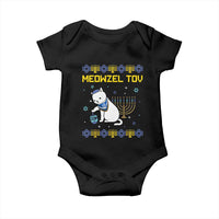 Happy Hanukkah Baby Onesie Menorah Meowzel Tov Ugly Hanukkah