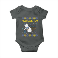 Happy Hanukkah Baby Onesie Menorah Meowzel Tov Ugly Hanukkah