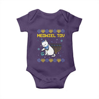 Happy Hanukkah Baby Onesie Menorah Meowzel Tov Ugly Hanukkah