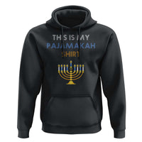 Funny Hanukkah Pajama Hoodie This is My Pajamakah Gift
