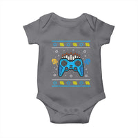 Happy Hanukkah Baby Onesie Jewish Video Game Gamer Ugly Hanukkah Chanukah
