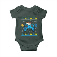 Happy Hanukkah Baby Onesie Jewish Video Game Gamer Ugly Hanukkah Chanukah