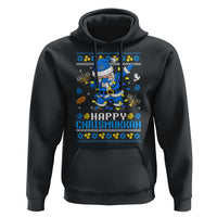 Happy Chrismukkah Merry Christmas Hanukkah Hoodie Dabbing Santa Ugly Chanukah Jewish