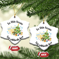 Xmas Hanukkah Gifts Christmas Ornament Happy Chrismukkah Jewish Holiday Christmas Spiritual Gifts 2024 - Wonder Print Shop