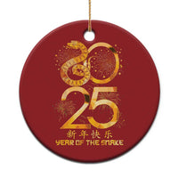 Lunar New Year 2025 Christmas Ornament Chinese Year Of The Snake Red Decor for Luck