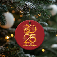Lunar New Year 2025 Christmas Ornament Chinese Year Of The Snake Red Decor for Luck