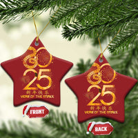 Lunar New Year 2025 Christmas Ornament Chinese Year Of The Snake Red Decor for Luck