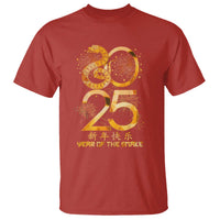 Lunar New Year 2025 T Shirt Chinese Year Of The Snake - Wonder Print Shop