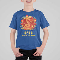 Year Of The Snake 2025 Lunar New Year T Shirt For Kid - Wonder Print Shop