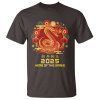 Year Of The Snake 2025 Lunar New Year T Shirt - Wonder Print Shop
