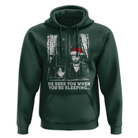 Stranger Christmas Hoodie Funny Murray He Sees You Vintage - Wonder Print Shop