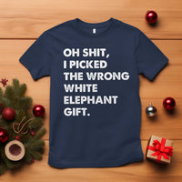 Oh Shit Funny White Elephant Gifts T Shirt - Wonder Print Shop