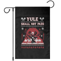 Christmas Yule Shall Not Pass Garden Flag Fantasy Movie Ugly Xmas - Wonder Print Shop