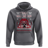 Christmas Yule Shall Not Pass Hoodie Fantasy Movie Ugly Xmas - Wonder Print Shop