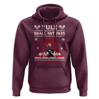 Christmas Yule Shall Not Pass Hoodie Fantasy Movie Ugly Xmas - Wonder Print Shop