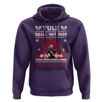 Christmas Yule Shall Not Pass Hoodie Fantasy Movie Ugly Xmas - Wonder Print Shop