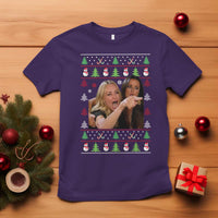 Woman Yelling At A Cat Ugly Christmas T Shirt Funny Meme Matching Couple Christmas Pajama - Wonder Print Shop