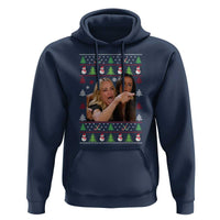 Woman Yelling At A Cat Ugly Christmas Hoodie Funny Meme Matching Couple Christmas Pajama - Wonder Print Shop