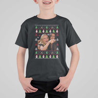 Woman Yelling At A Cat Ugly Christmas T Shirt For Kid Funny Meme Matching Couple Christmas Pajama - Wonder Print Shop