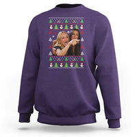 Woman Yelling At A Cat Ugly Christmas Sweatshirt Funny Meme Matching Couple Christmas Pajama - Wonder Print Shop