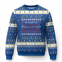 Just Feliz Navi Because I Dont Have A Dad Ugly Christmas Hanukkah Ugly Sweater - Wonder Print Shop