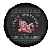 Funny Jiu Jitsu Christmas Spare Tire Cover Holiday Martial Arts BJJ Lover Ugly Xmas - Wonder Print Shop