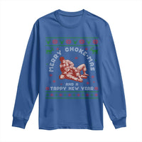 Funny Jiu Jitsu Christmas Long Sleeve Shirt Holiday Martial Arts BJJ Lover Ugly Xmas - Wonder Print Shop