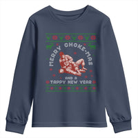 Funny Jiu Jitsu Christmas Youth Sweatshirt Holiday Martial Arts BJJ Lover Ugly Xmas - Wonder Print Shop