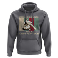 Jiu Jitsu Christmas Hoodie Retro Merry Choke Mas Tappy New Year Martial Arts BJJ Lover - Wonder Print Shop