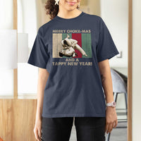 Jiu Jitsu Christmas T Shirt For Women Retro Merry Choke Mas Tappy New Year Martial Arts BJJ Lover - Wonder Print Shop