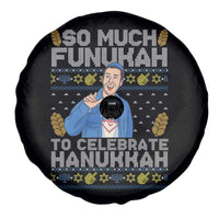Funny Ugly Hanukkah Spare Tire Cover So Much Funukah To Celebrate Hanukkah Sandler - Wonder Print Shop