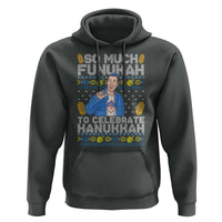 Funny Ugly Hanukkah Hoodie So Much Funukah To Celebrate Hanukkah Sandler - Wonder Print Shop