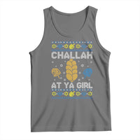 Funny Ugly Hanukkah Tank Top Challah At Ya Girl Matching - Wonder Print Shop