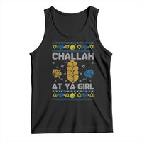 Funny Ugly Hanukkah Tank Top Challah At Ya Girl Matching - Wonder Print Shop