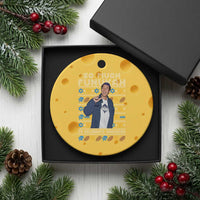 Funny Ugly Hanukkah Ceramic Ornament Sandler So Much Funukah To Celebrate Hanukkah - Wonder Print Shop