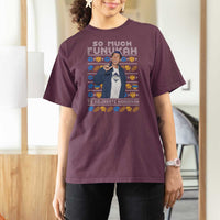 Funny Ugly Hanukkah T Shirt For Women Sandler So Much Funukah To Celebrate Hanukkah - Wonder Print Shop
