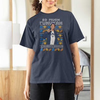 Funny Ugly Hanukkah T Shirt For Women Sandler So Much Funukah To Celebrate Hanukkah - Wonder Print Shop