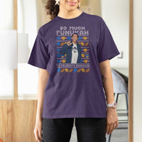 Funny Ugly Hanukkah T Shirt For Women Sandler So Much Funukah To Celebrate Hanukkah - Wonder Print Shop