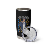 Funny Ugly Hanukkah Tumbler Cup Sandler So Much Funukah To Celebrate Hanukkah - Wonder Print Shop