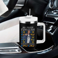 Funny Ugly Hanukkah Tumbler With Handle Sandler So Much Funukah To Celebrate Hanukkah - Wonder Print Shop
