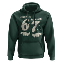 Funny 13th Birthday Official Teenager Hoodie Viral Meme Six Seven 6 7 Hands 13 Years Old Boys Kids