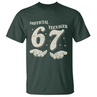 Funny 13th Birthday Official Teenager T Shirt Viral Meme Six Seven 6 7 Hands 13 Years Old Boys Kids