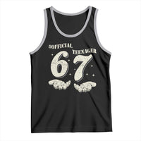 Funny 13th Birthday Official Teenager Tank Top Viral Meme Six Seven 6 7 Hands 13 Years Old Boys Kids