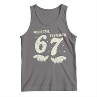 Funny 13th Birthday Official Teenager Tank Top Viral Meme Six Seven 6 7 Hands 13 Years Old Boys Kids
